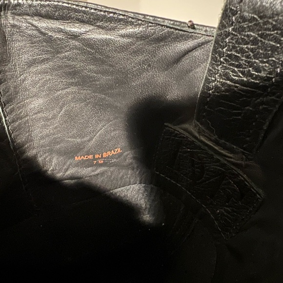 DVF Leather Moto Boots Diane Von Furstenberg - Picture 9 of 9